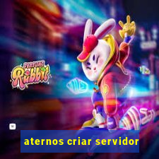 aternos criar servidor